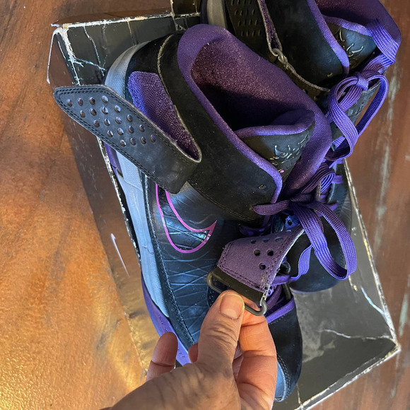 Nike LeBron Air Max Soldier V Black & Purple Men's 454131-005 Size 11 - Picture 9 of 10